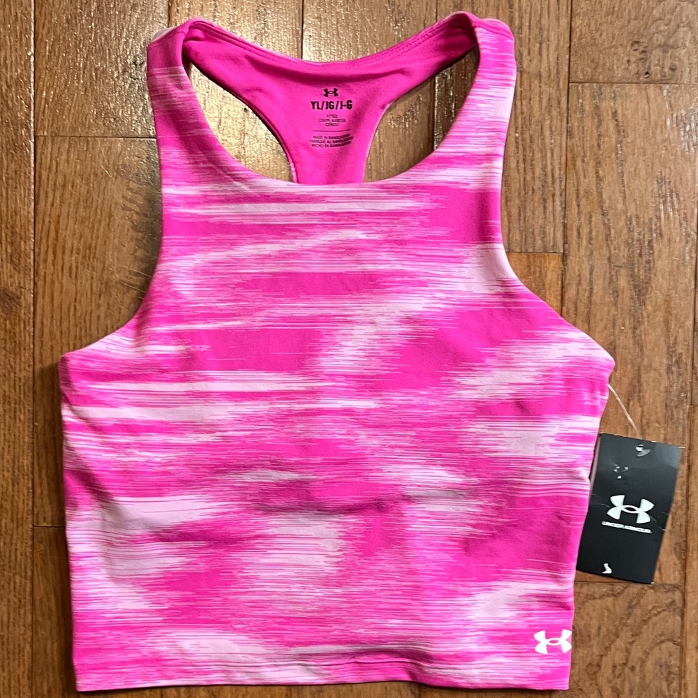NWT Under Armour Girks Workout Tank Sz large